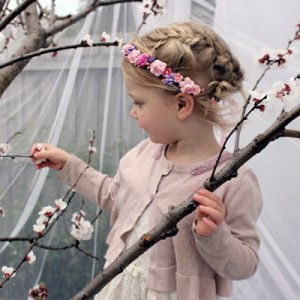 girls floral pretty crowns australia