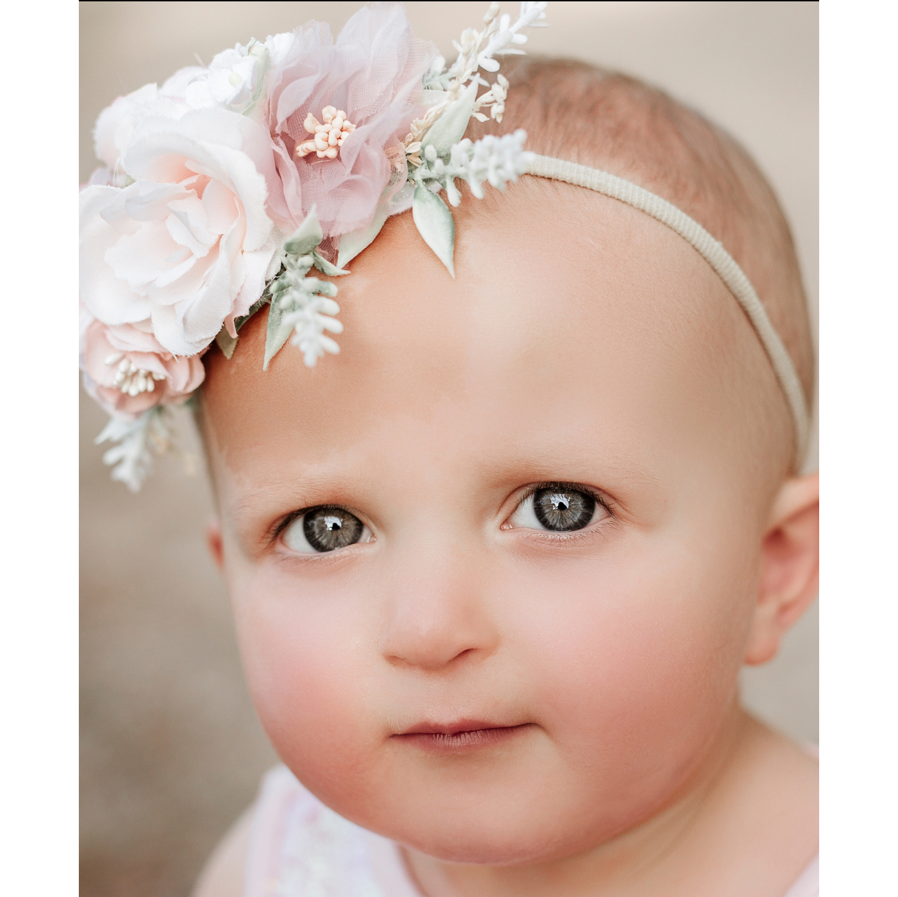 Flower girl sale headband baby