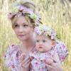 australia handmade flower crowns mummy child