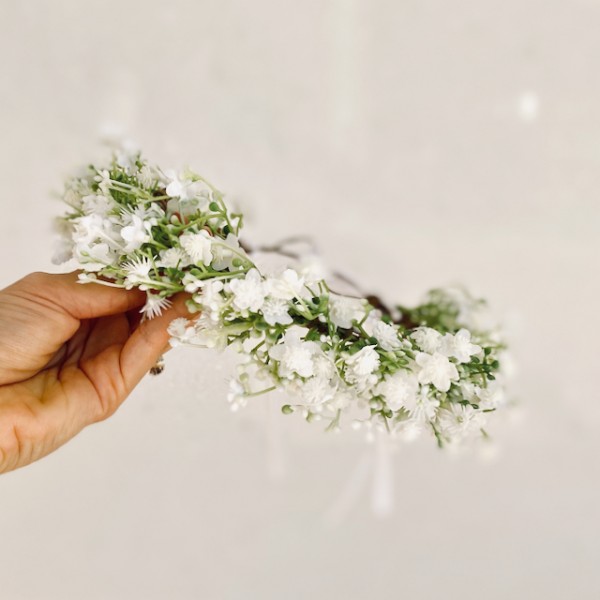 Babys Breath Flower Crown | Lilly & Lace