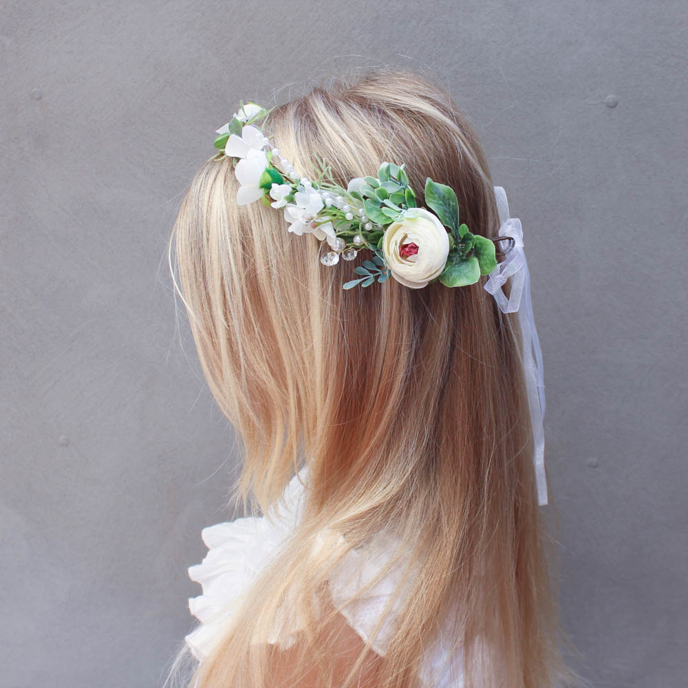dainty hair flowers silk