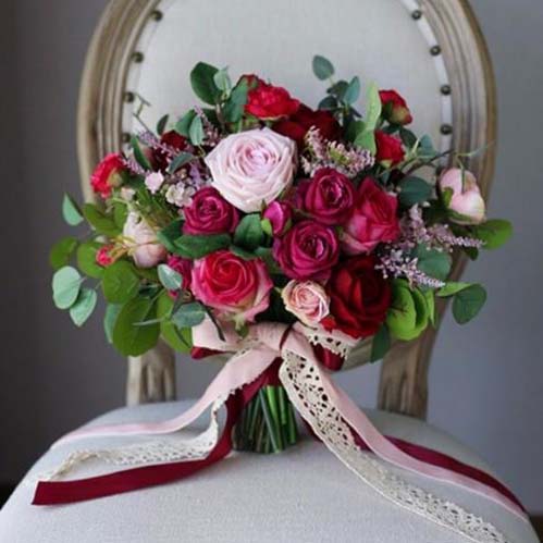 bridal bouquet silk australia