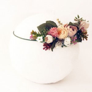 bride autumn wedding headpiece