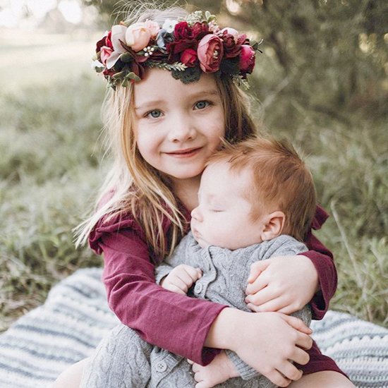 Little girl best sale flower headbands