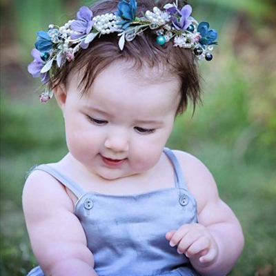 flower tiara for babies