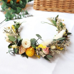 natural flower crown