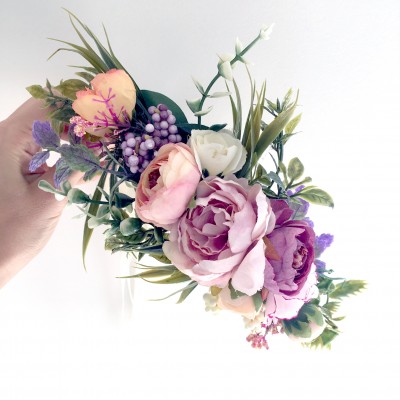 peony flower crown