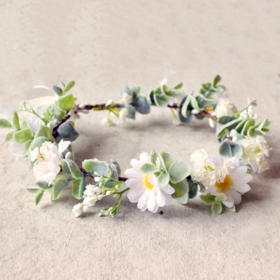 daisy silk flower crown