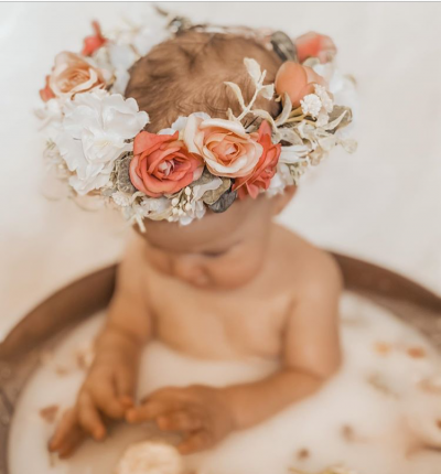 floral crowns for kids photos