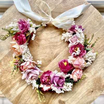 vintage flower girls headband