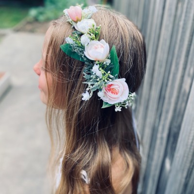 Lilly and lace kids flower crown