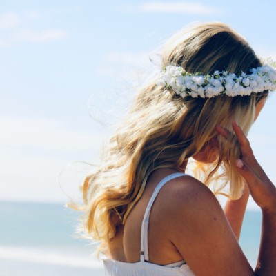 Baby's Breath Flower Crown - Image 2