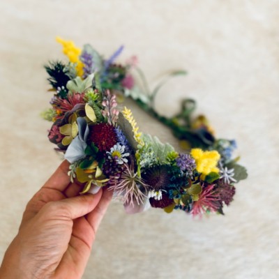 bush natives halo floral crowns australia