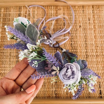 Lavender Flower Crown - Image 2