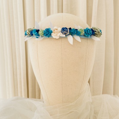 Baby Flower Crown - Blue - Image 6